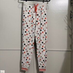 Disney Minnie Mouse Pajamas Sleep Lounge Pants Joggers Size Small